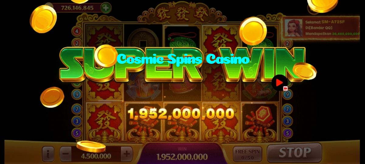 available types of Cosmic Spins Casino bet including pre-match live express and system bets